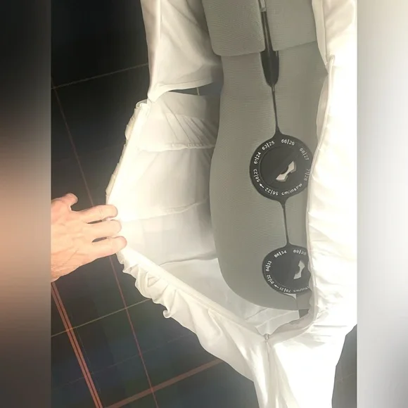 NWT Christopher Esber Christo Wrapped Tank Dress, faille fabric, white, XS/P - Picture 10 of 16